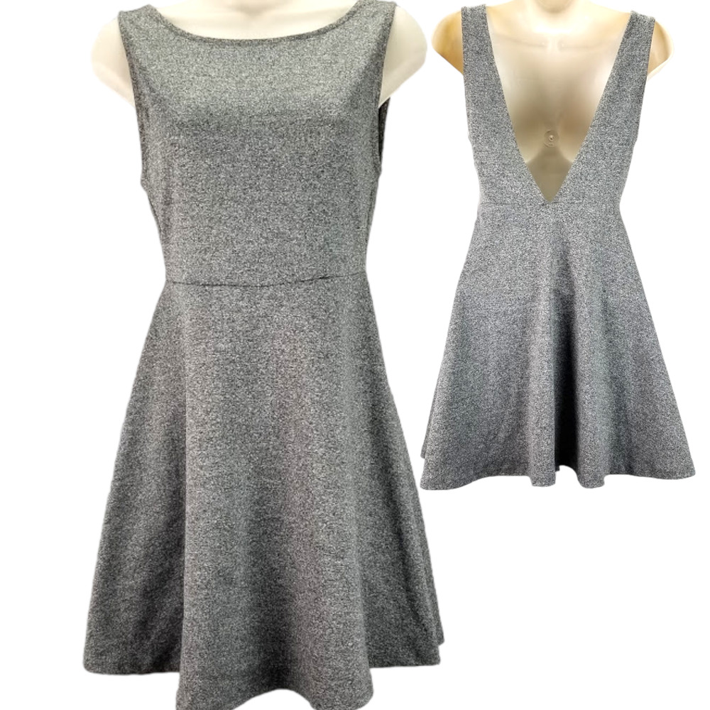 H&M Divided Open Back Skater Dress Small